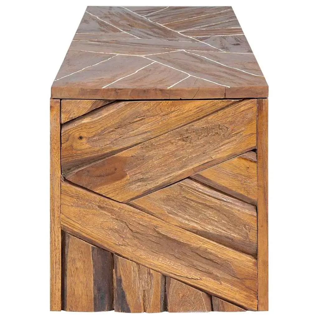 Solid Teak Wood TV Stand