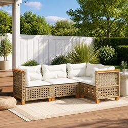Your Perfect Outdoor Companion: Beige Sofa Set