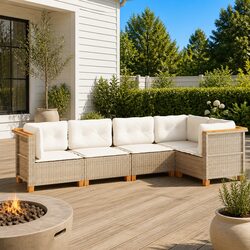 Find Your Perfect Outdoor Oasis with This 5 Piece Sofa Set