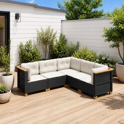 5 Piece Outdoor Garden Sofa Set - Stylish and Comfortable