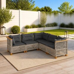 Create Your Outdoor Oasis with a 5 Piece Sofa Set