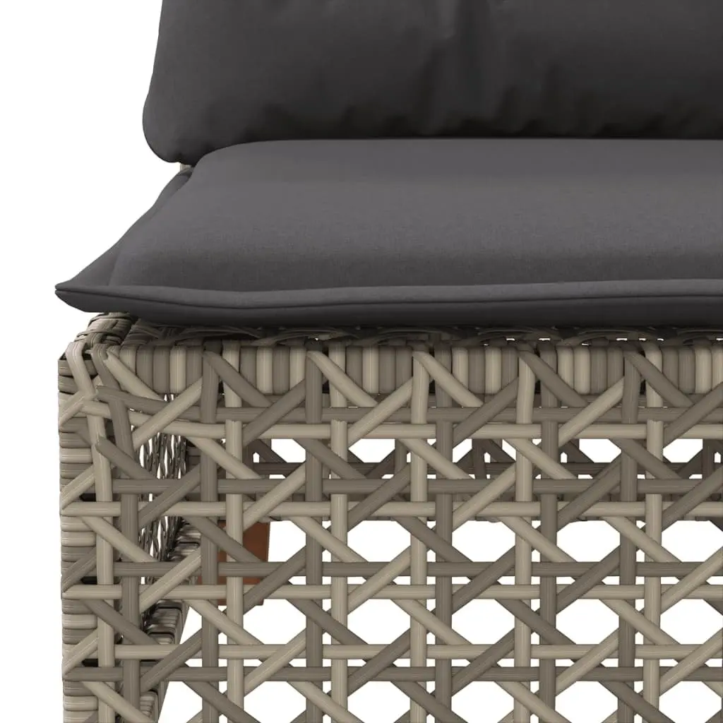 Garden Sofa Set 5 Piece Outdoor Furniture Patio Lounge Modular Grey Cushions
