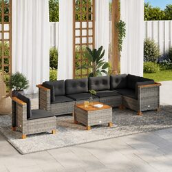 Your Perfect 7 Piece Outdoor Sofa Set in Grey
