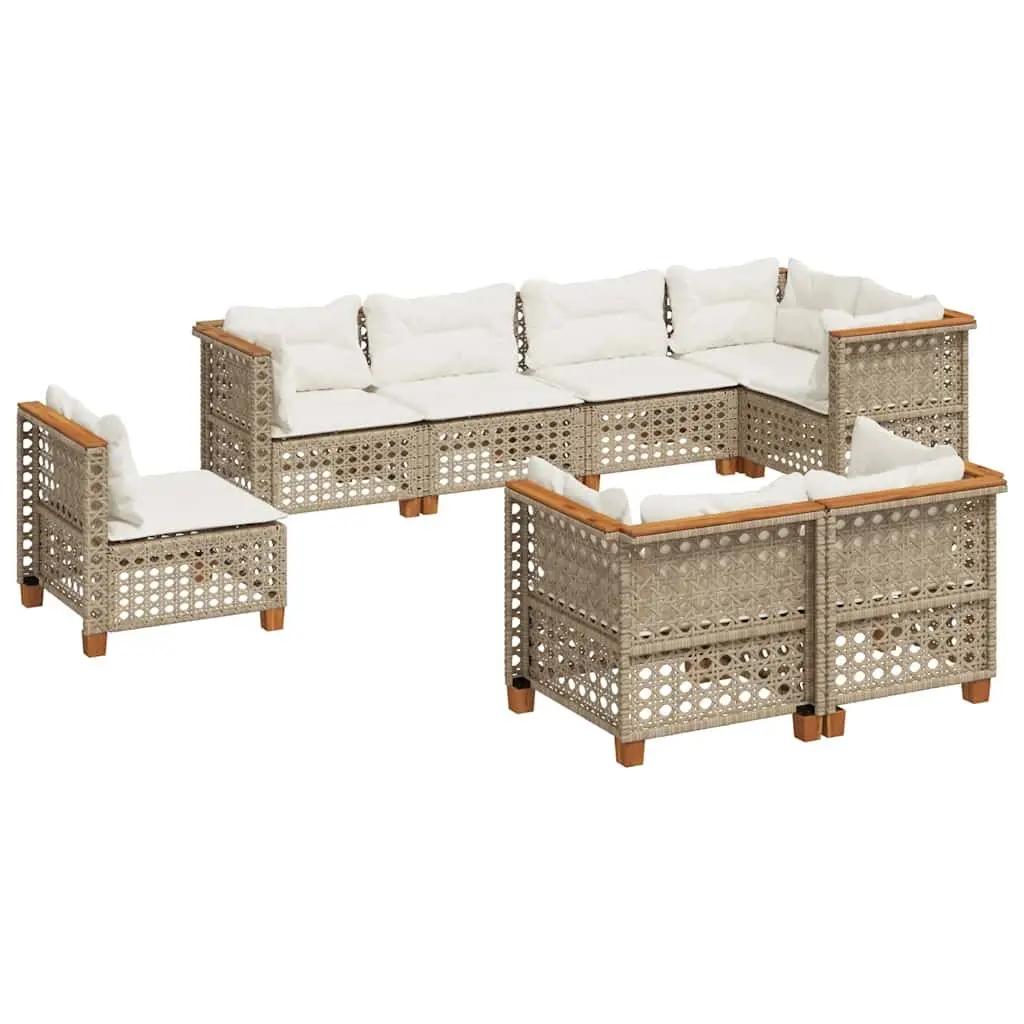 8 Piece Garden Sofa Set