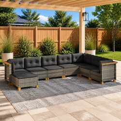 Your New Favorite 8-Piece Garden Sofa Set Awaits