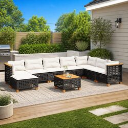 Your Perfect 9-Piece Garden Sofa Set Awaits!