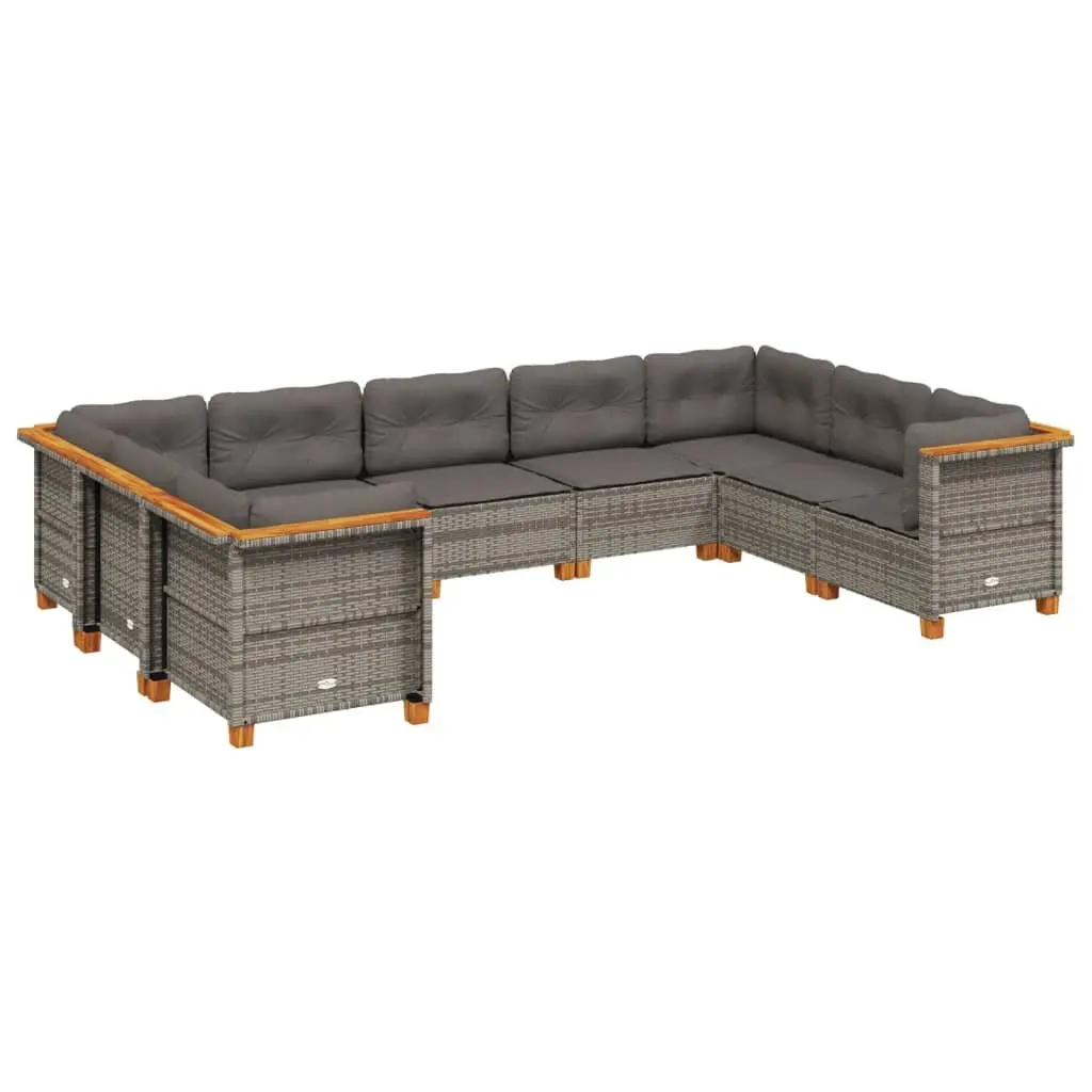 9 Piece Garden Sofa Set