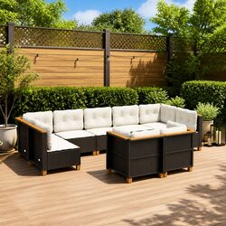 Your New Favorite 9-Piece Garden Sofa Set Awaits