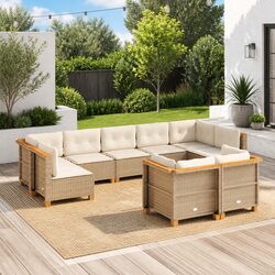 Enhance Your Outdoor Experience with a 9 Piece Sofa Set