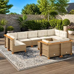 Your New 10-Piece Garden Sofa Set for Relaxing Outdoors