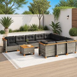 Your New Favorite 11 Piece Garden Sofa Set for Relaxation