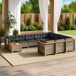 Your Perfect 11-Piece Grey Outdoor Garden Sofa Set