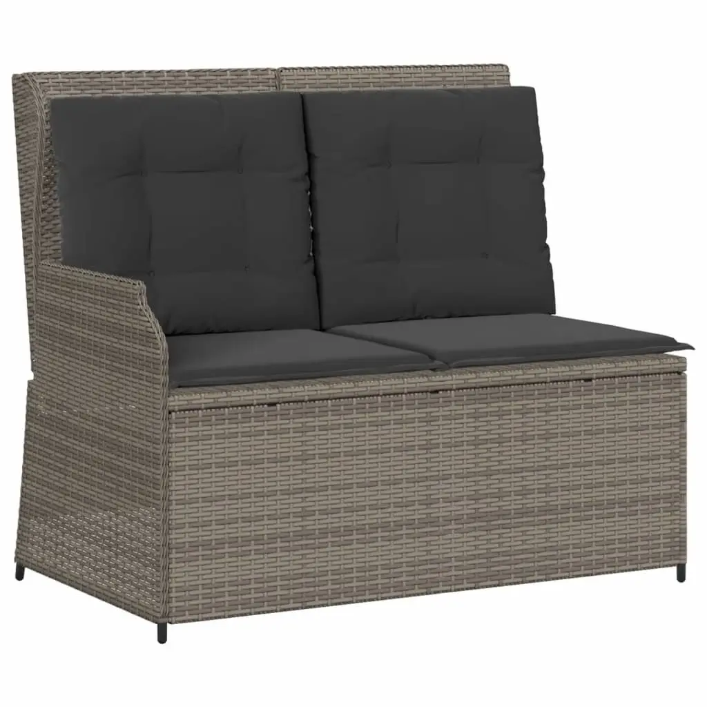 Garden Lounge Set Grey 5 Piece Outdoor Furniture Patio Conversation Seating