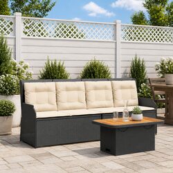Welcoming 3 Piece Garden Lounge Set with Cushions