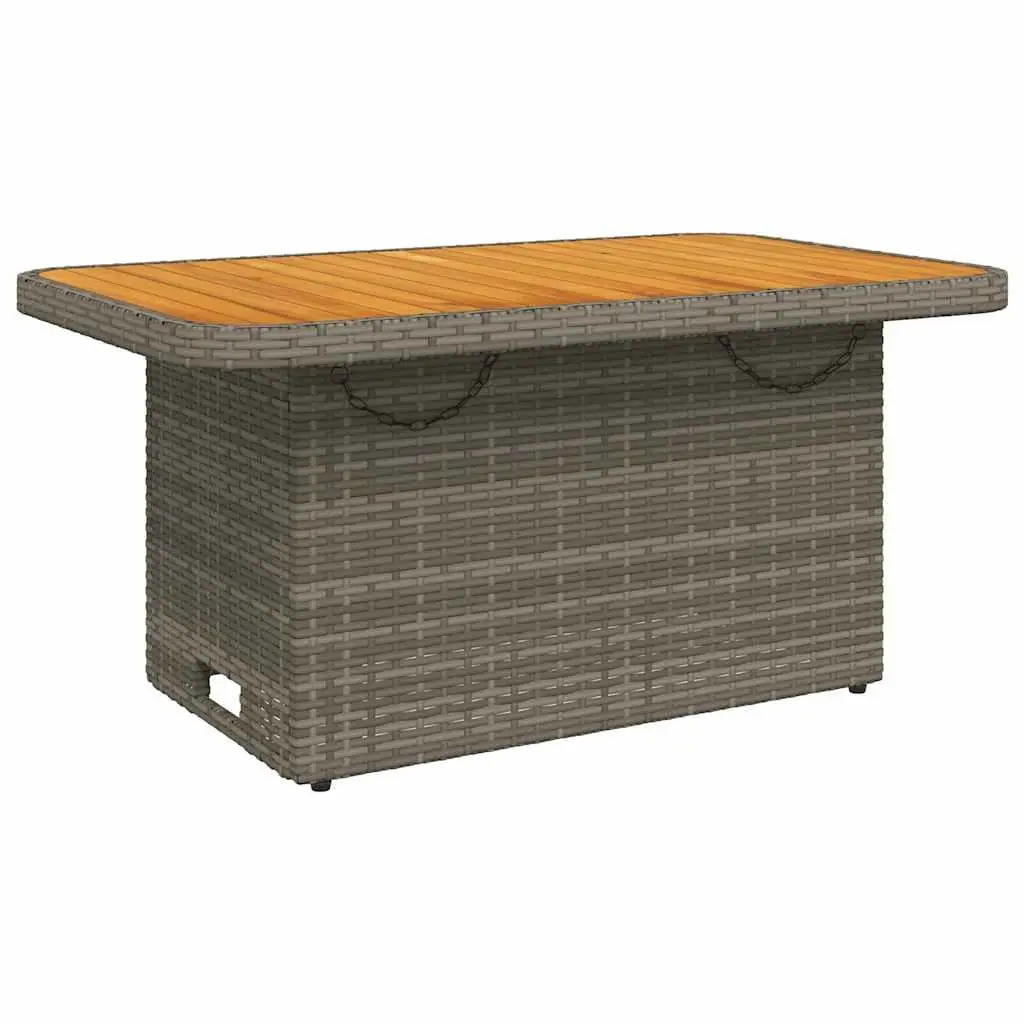 Garden Lounge Set Grey 3 Piece Outdoor Furniture Patio Sofa Chair Table