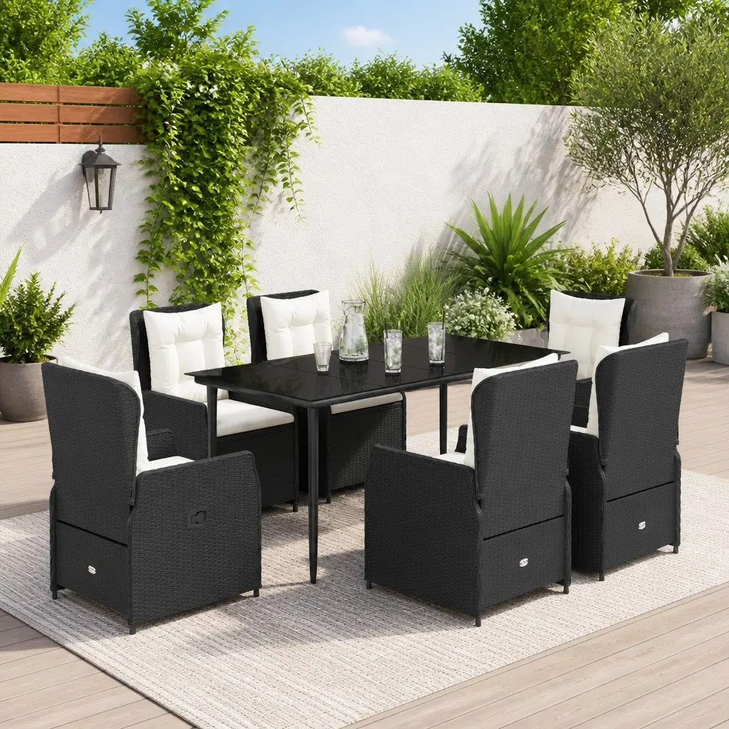 7 Piece Dining Set for Outdoor Enjoyment