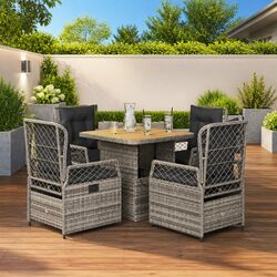 Your New 5-Piece Grey Dining Set for Outdoor Gatherings