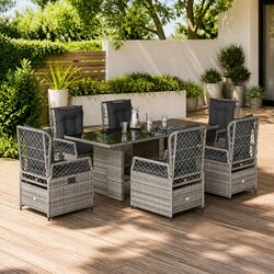 Friendly 7 Piece Garden Dining Set for Your Outdoor Gatherings