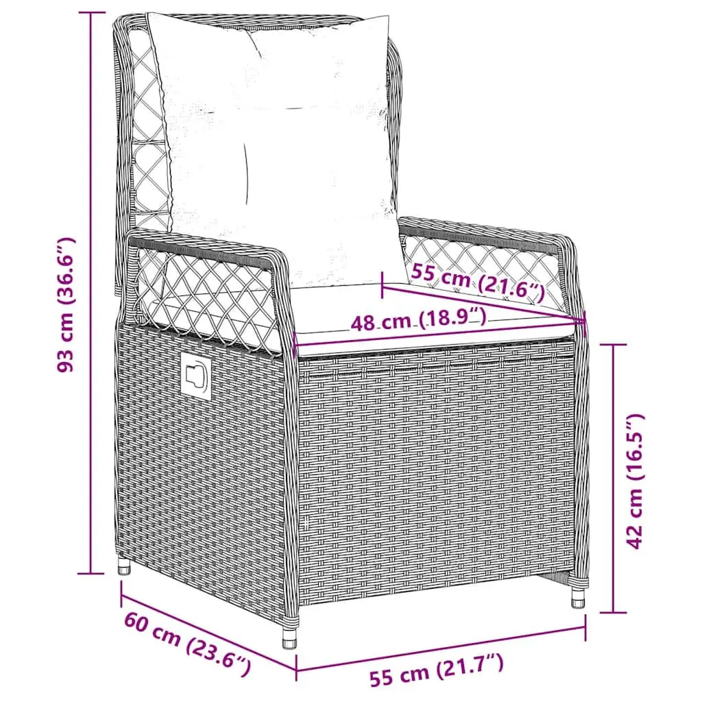 5 Piece Garden Dining Set