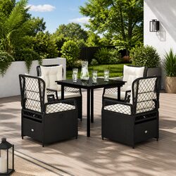 Get Cozy Outdoors with Our 5 Piece Garden Dining Set