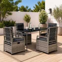 Friendly 5 Piece Garden Dining Set for Your Enjoyment