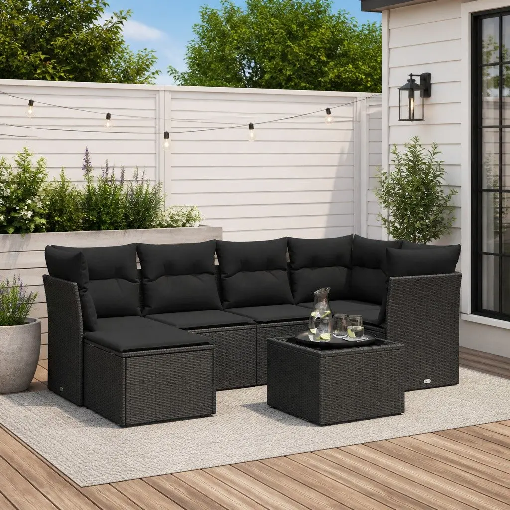 Outdoor 7 Piece Garden Sofa Set