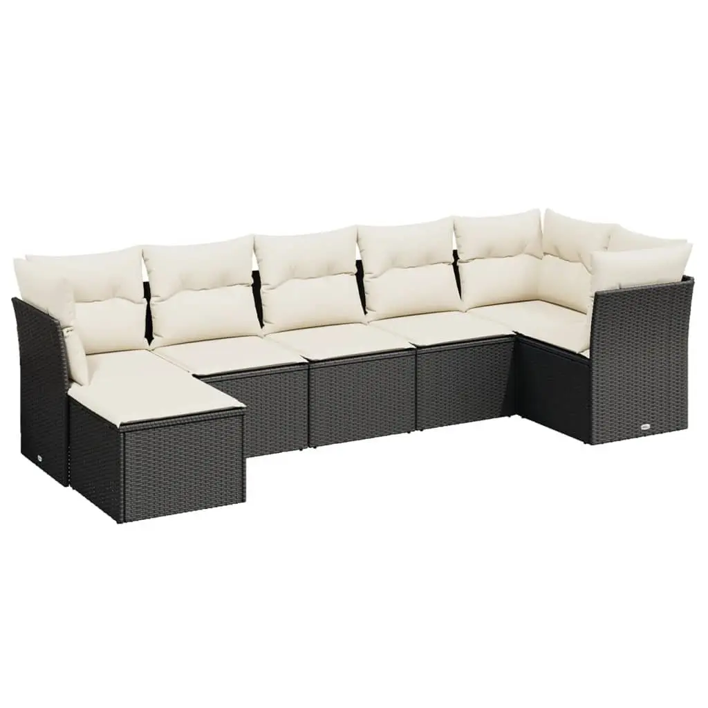 7 Piece Garden Sofa Set Outdoor Furniture Patio Conversation Seating with