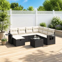 Friendly 8-Piece Modular Sofa Set for Your Patio