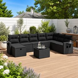 Your Perfect 9-Piece Garden Sofa Set Awaits