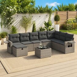 Create Your Ideal Space with a 9 Piece Garden Sofa Set