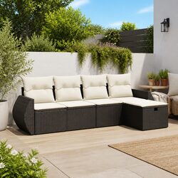 Your Outdoor Oasis Awaits - 5 Piece Garden Sofa Set