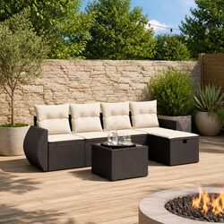 Create Your Cozy Outdoor Space with a 6-Piece Sofa Set