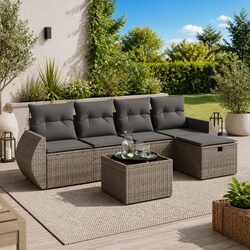 Your New Favorite 6 Piece Garden Sofa Set Awaits
