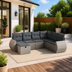 You’ll Love This 7 Piece Garden Sofa Set Outdoors