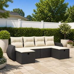 6 Piece Outdoor Sofa Set - Versatile & Comfortable