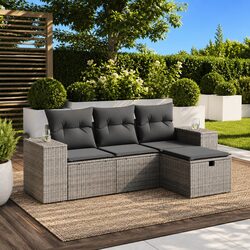 Your New Favorite 4 Piece Outdoor Sofa Set Awaits