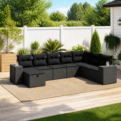 Friendly 8-Piece Garden Sofa Set, Perfect for You