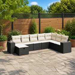 Join Friends and Family on an 8 Piece Garden Sofa Set