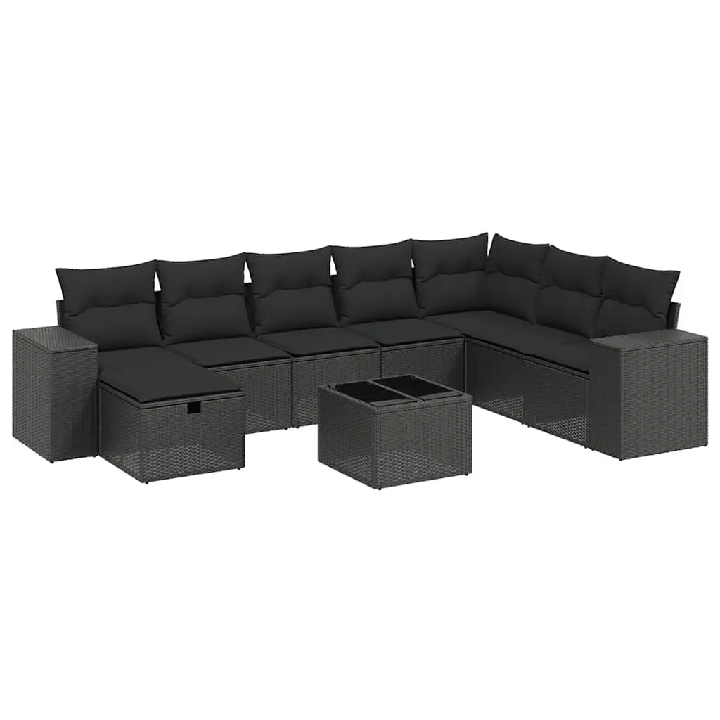 9 Piece Modular Garden Sofa Set