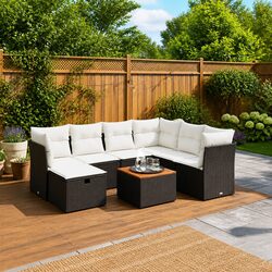 Your Perfect 8-Piece Garden Sofa Set for Outdoor Enjoyment