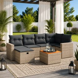 Your Outdoor Space Awaits with This 7 Piece Sofa Set