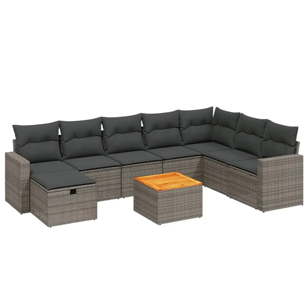 9 Piece Outdoor Sofa Set