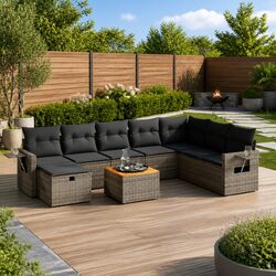 Your Ideal Outdoor 9-Piece Garden Sofa Set Awaits