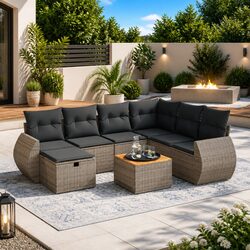 Your Perfect 8-Piece Outdoor Sofa Set Awaits