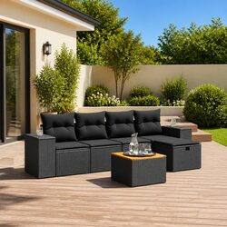 Your New 6-Piece Garden Sofa Set Awaits You