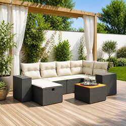 Friendly 7 Piece Garden Sofa Set for Your Patio