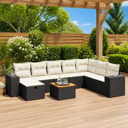 Friendly and Versatile 9 Piece Outdoor Sofa Set