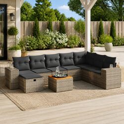 Friendly 9-Piece Outdoor Garden Sofa Set