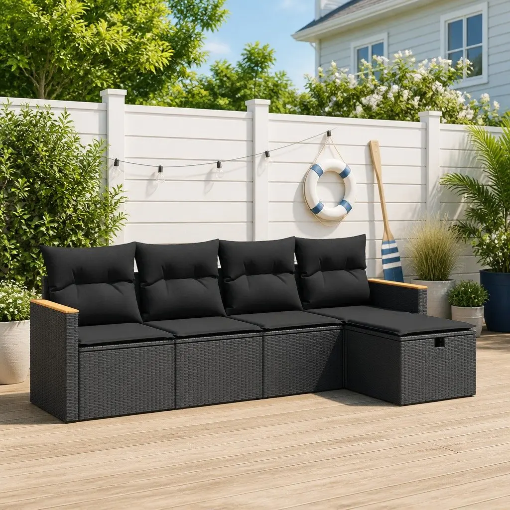 5-Piece Garden Sofa Set for Outdoor Enjoyment