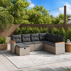 Friendly 7 Piece Outdoor Sofa Set for Your Relaxation